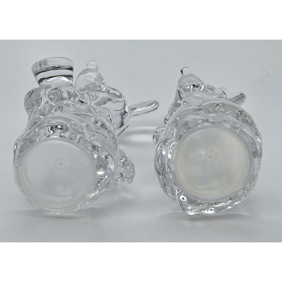 Lenox Mickey Minnie Mouse Crystal Salt Pepper Shakers Made Germany - Picture 10 of 12